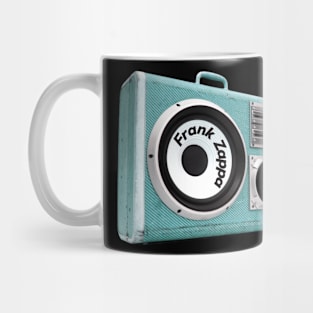 a radio 60s with sticker Frank Zappa Mug